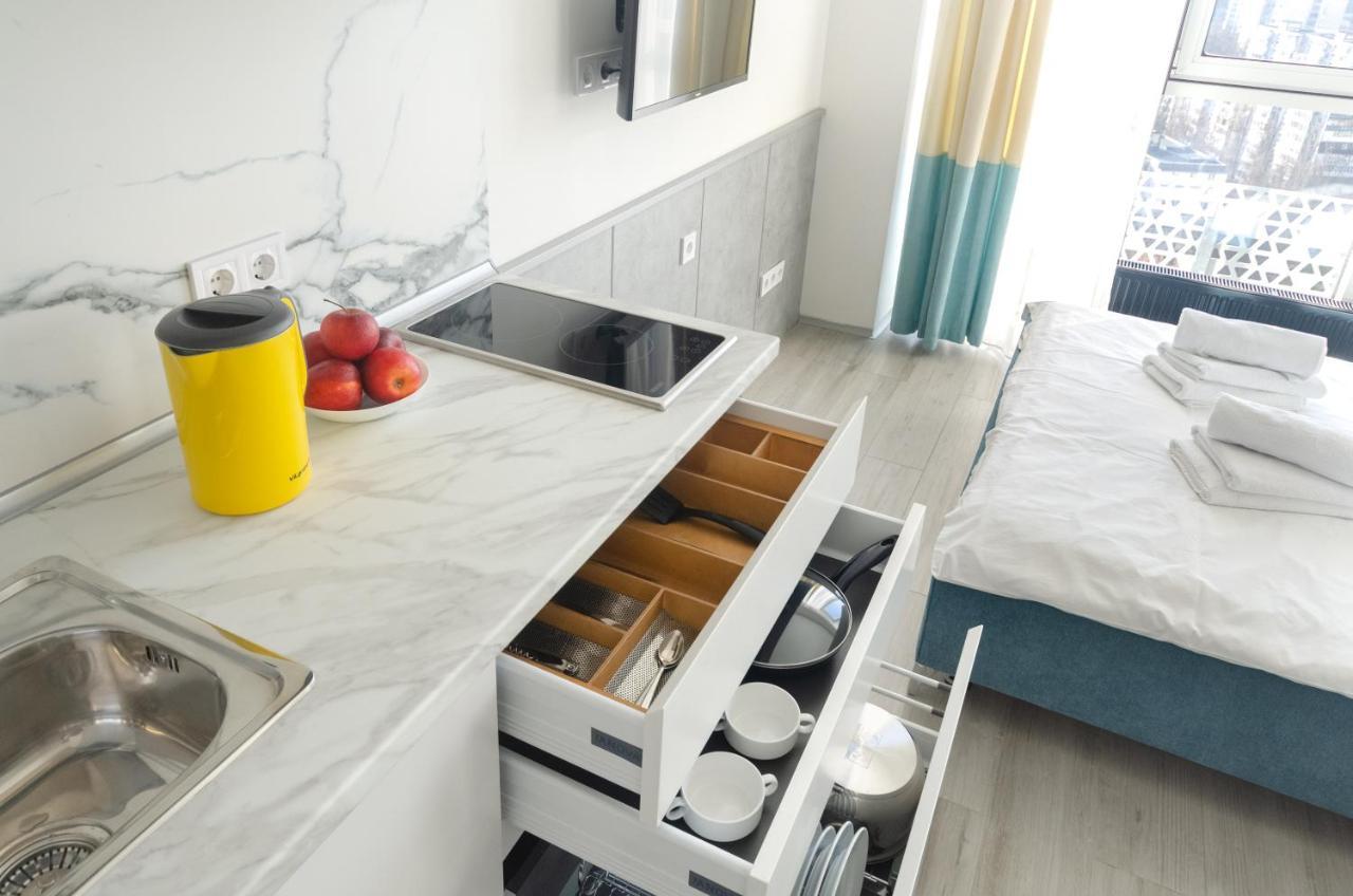New Apartment Near Railway Station 1A Kiev Bagian luar foto
